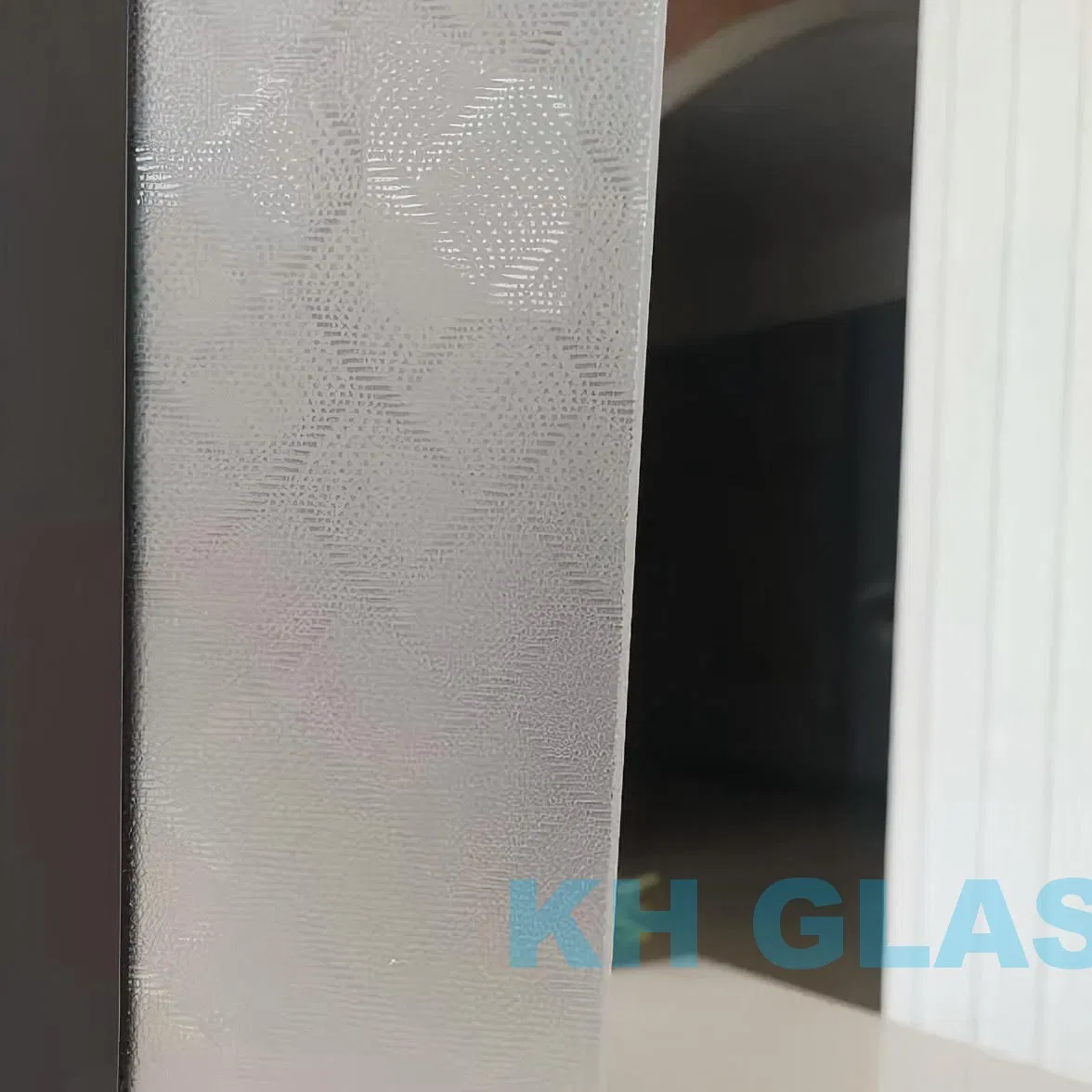 4mm-12mm Gradient Acid Etched Glass for Stylish Partition Solutions