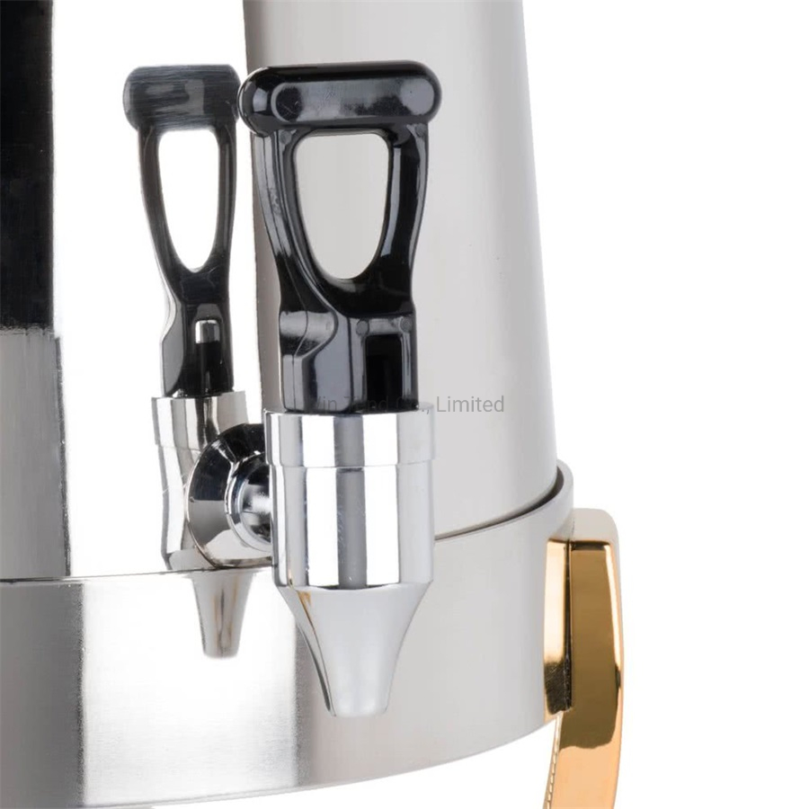 Commercial Hotel Restaurant Stainless Steel Portable Manual Coffee Urn with Stand Base