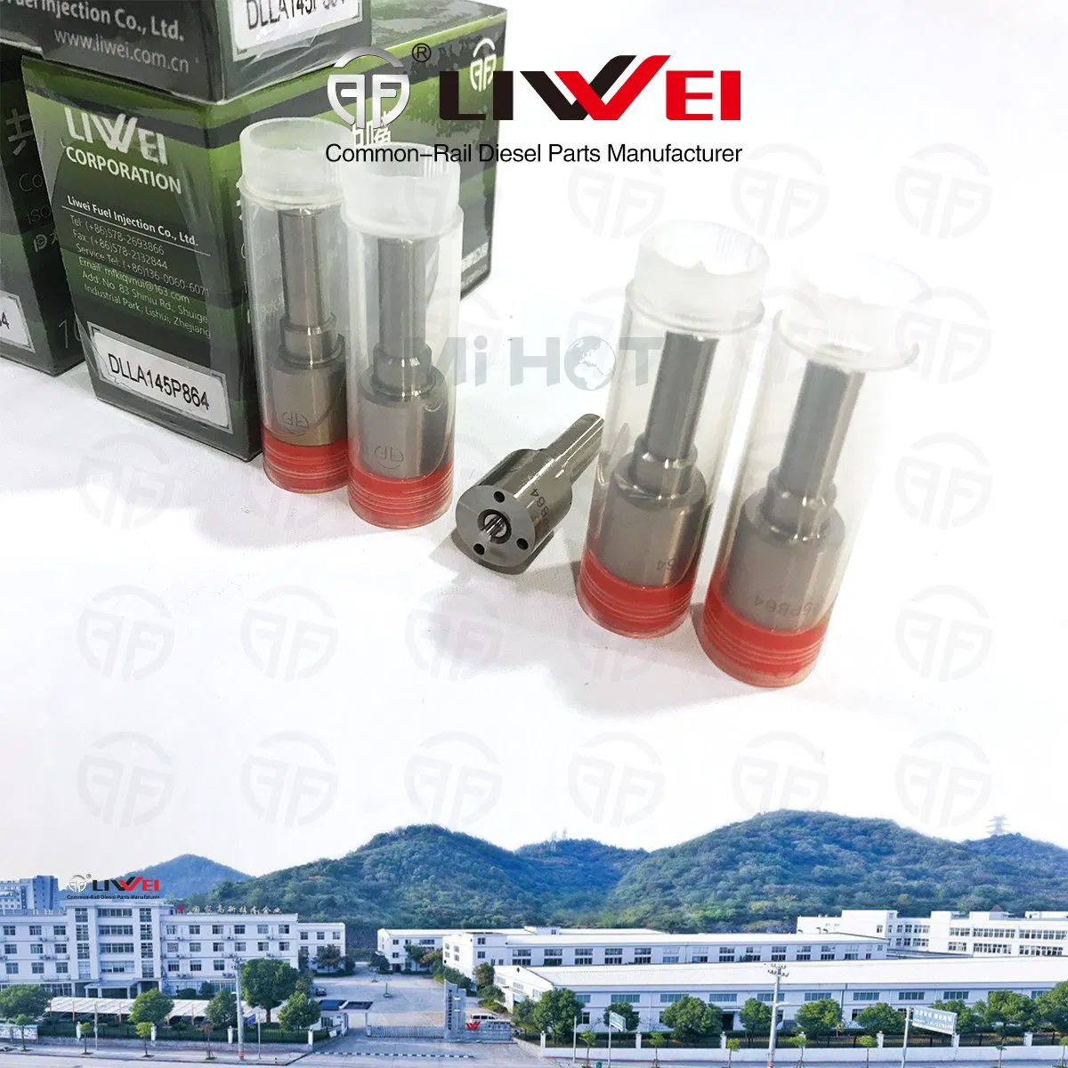Liwei Common Rail Diesel Nozzle Dlla145p864 для Toyota Pick-up