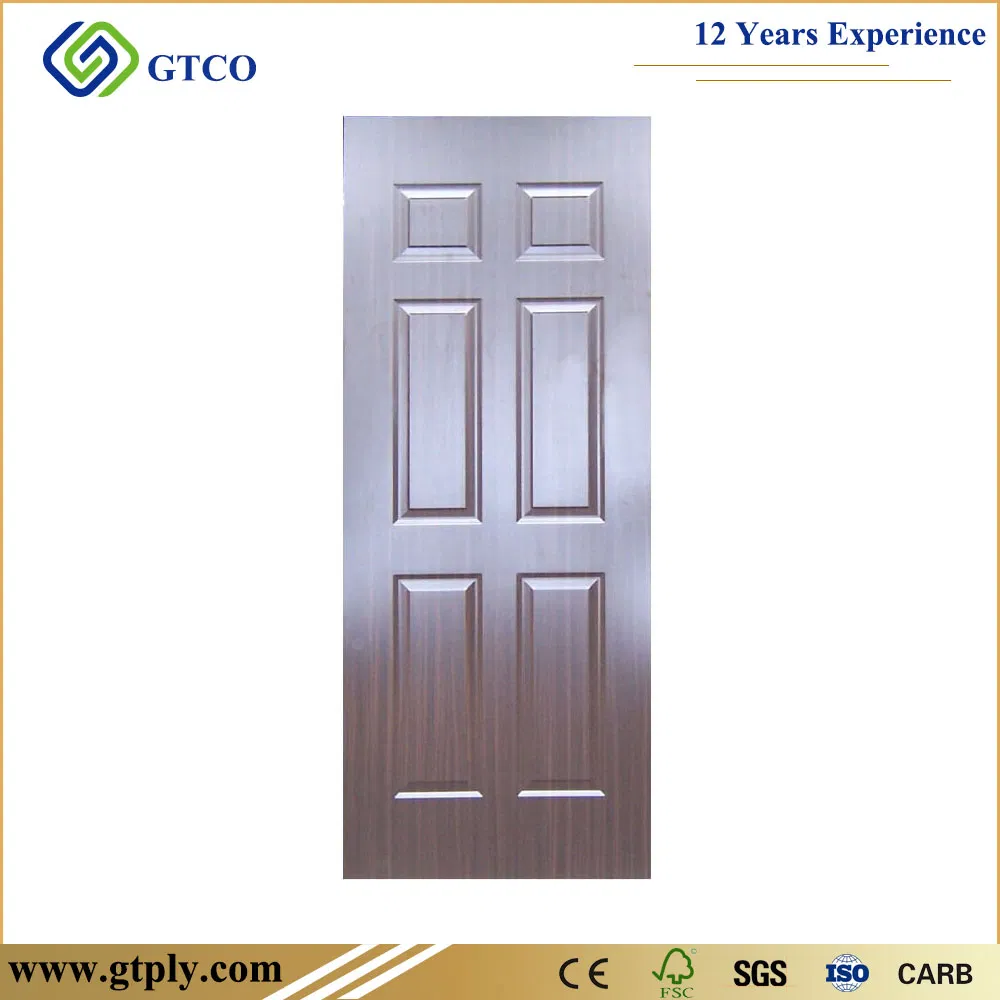 White Premier / Wenge / Wood Veneer / Melamine Moulded HDF Door Skin