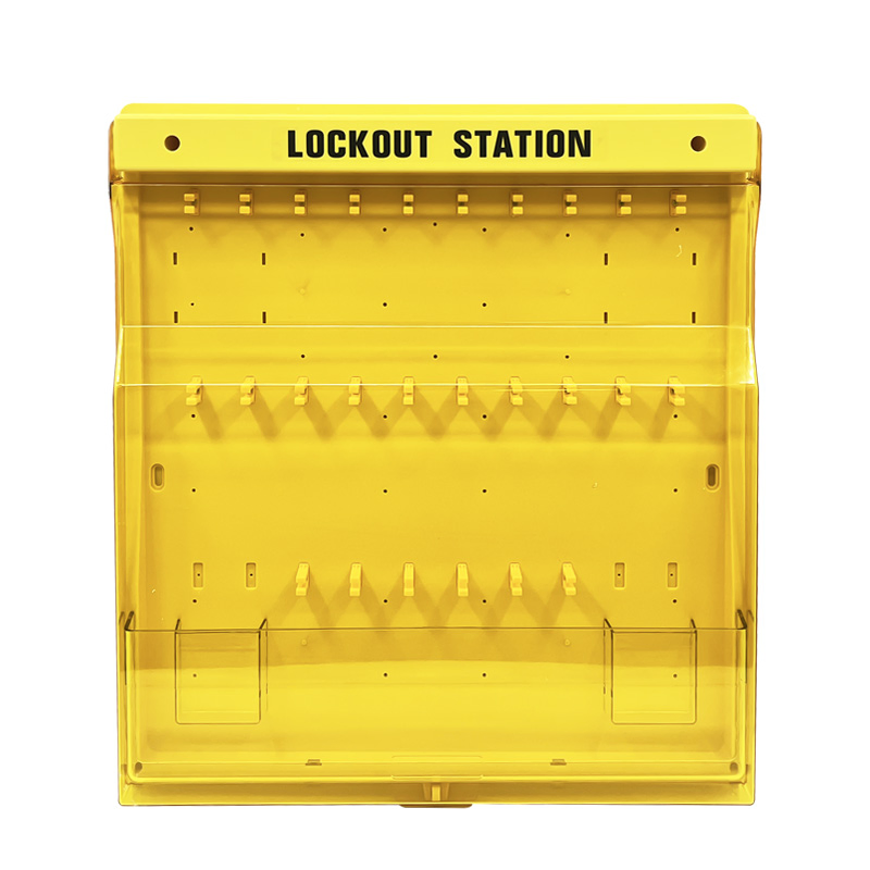 Qvand Industrial Locokout Tagout Station for Workplace Safety Equipment Lockout Box