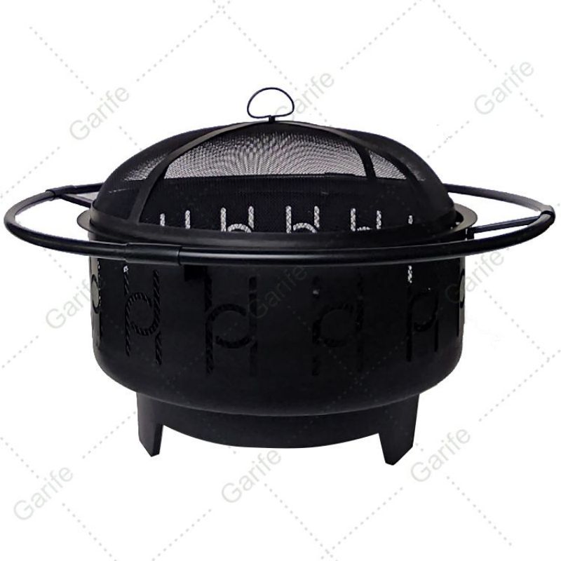 Manufacturer Supplier Outdoor Fire Pit Deck Camping Large Round Fireplace