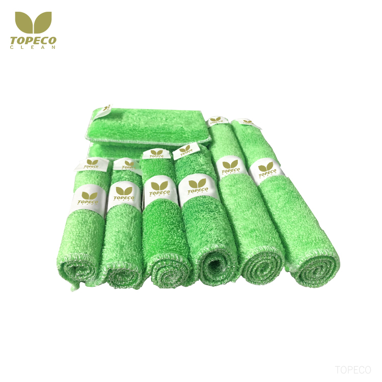 Topeco Cheap and Fine Microfiber Bamboo Cleaning Towel