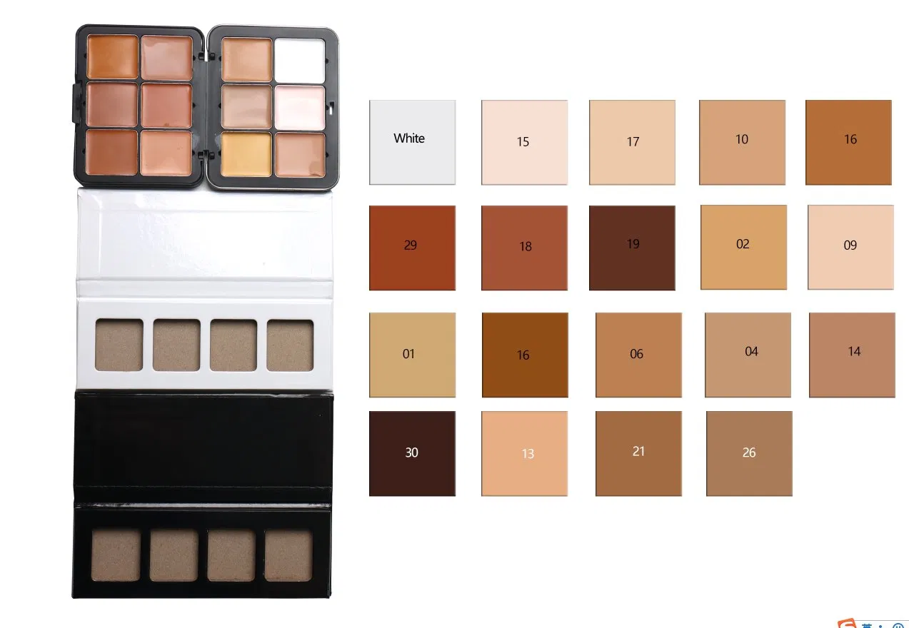 New Arrival 4 Colors Cream Concealer Palette High Coverage Vegan Concealer OEM Logo