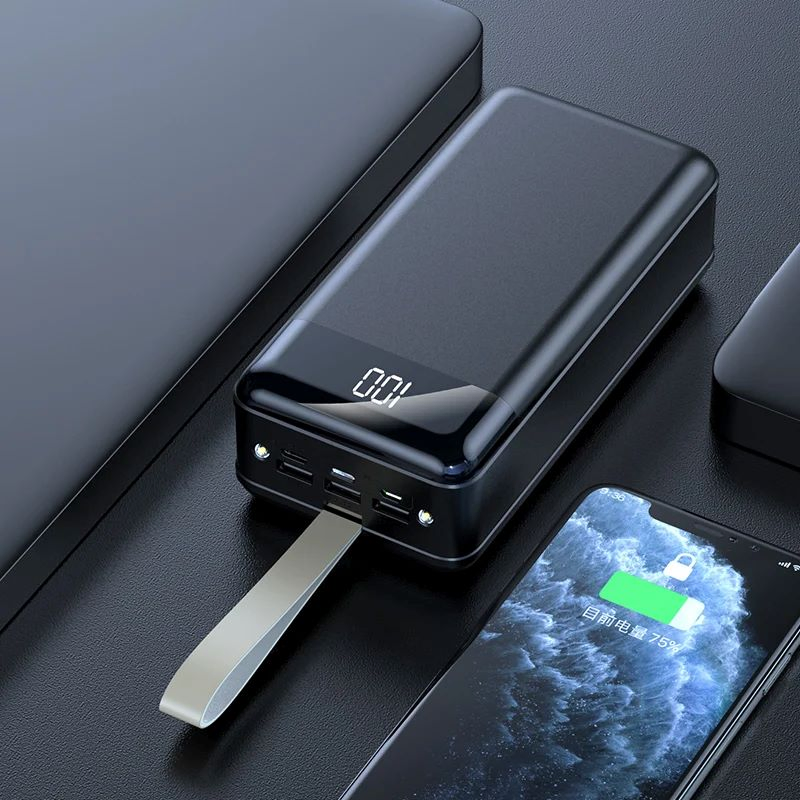 Massive 50000mAh Power Bank for Laptops with 66W Fast Charge