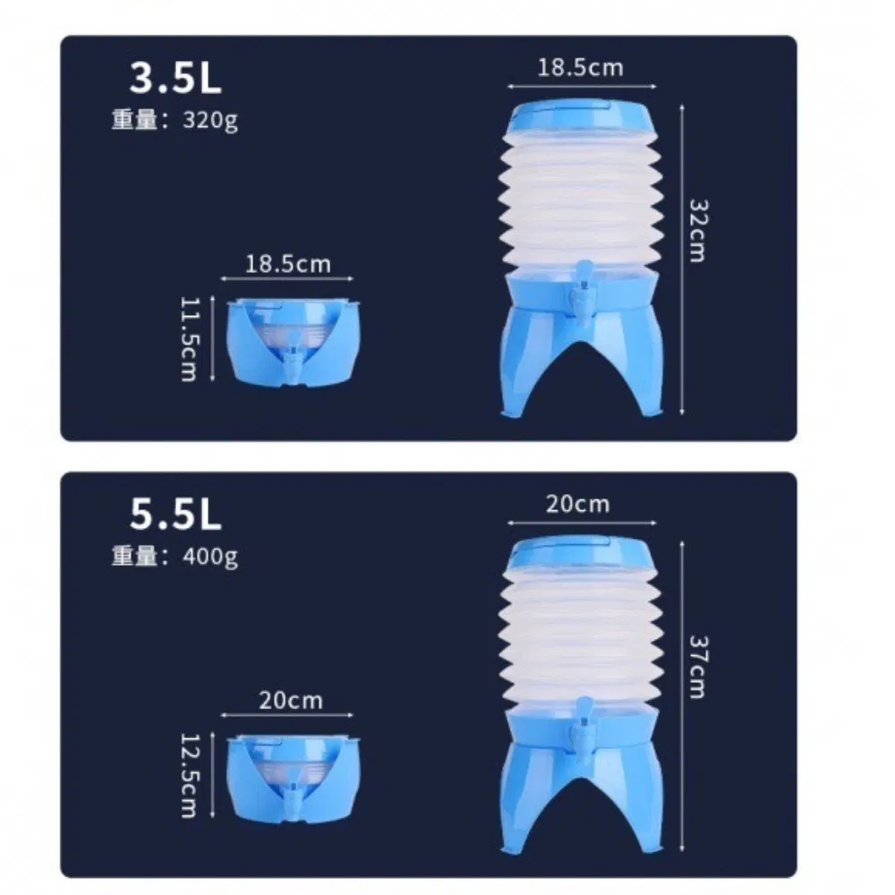 Collapsible Folding Water Dispenser Drinks Container with Tap Bl23456