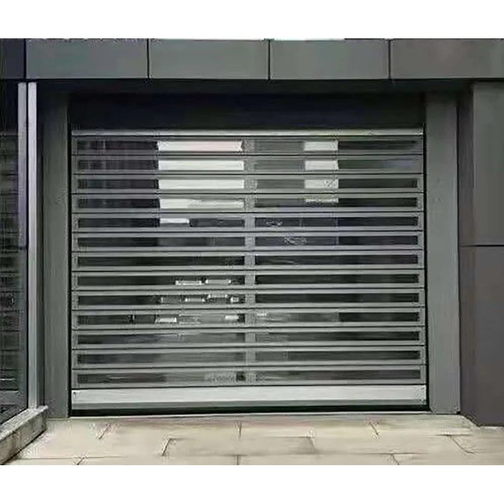 Commercial Thermal Insulated Burglar Proof Quick Performance Aluminum Spiral High Speed Garage Door