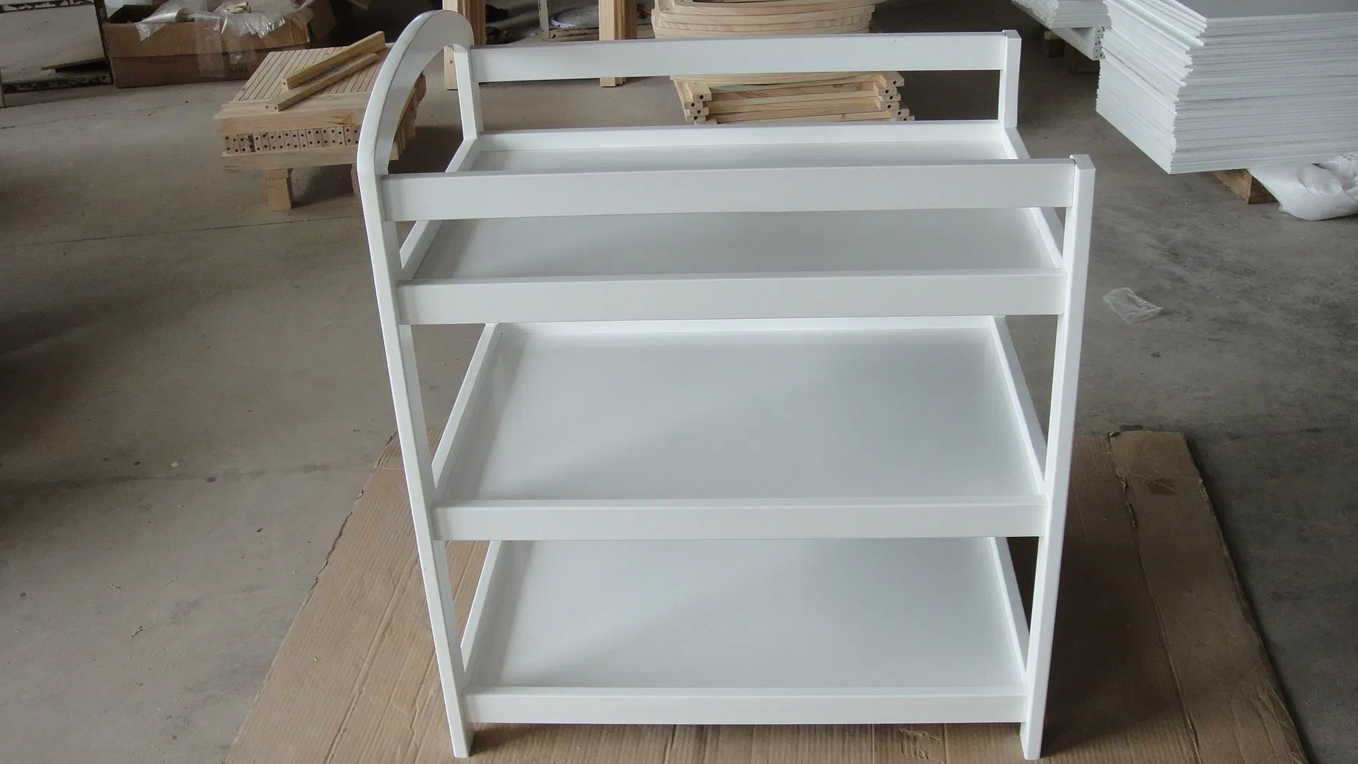 Modern Mobile Baby Changing Station for Girl Gray Grey