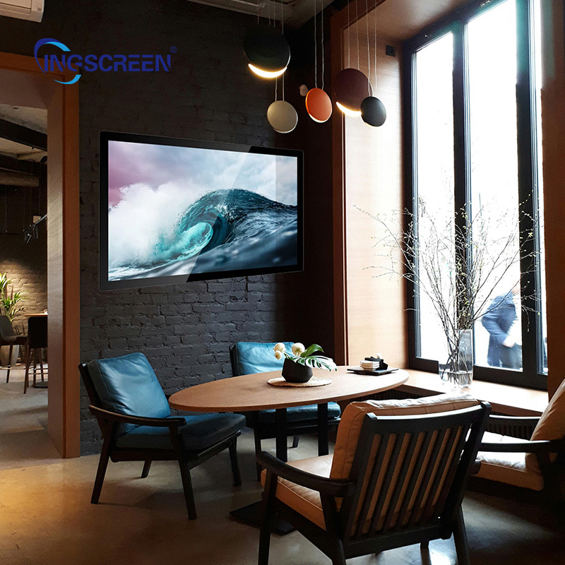 Ingscreen Digital Indoor Signage Kiosk Capacitive Touch Totem for Advertising