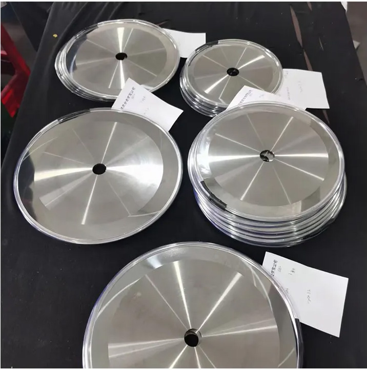 Cutting Machine Parts Round Knife Cloth Cutting Blade Tungsten Carbide Insert Circular Long Slitting Shear Guillotine Knives of Industrial Tools Accessories