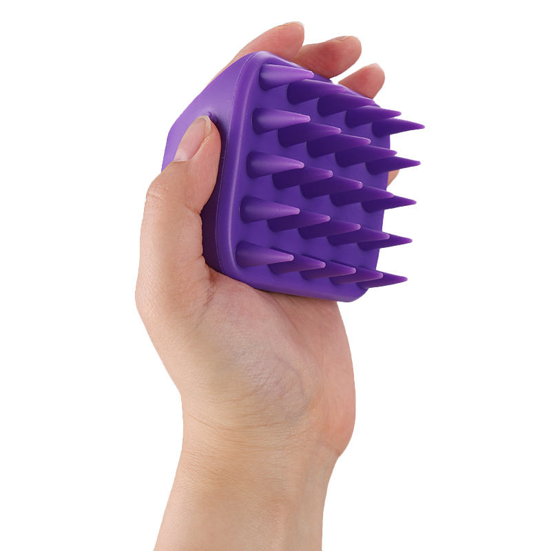 Scalp Massage Hair Brush Massage Dropshipping Natural Silicone Scalp Massage Hair Brush