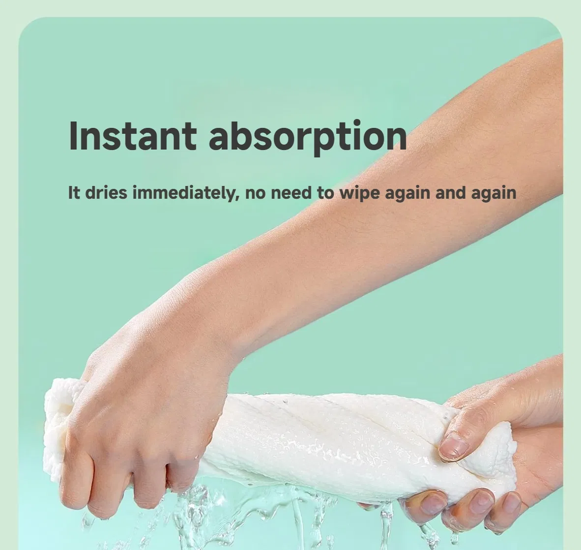 OEM Nonwoven Disposable Towel for Hairdressing and Beauty Salon