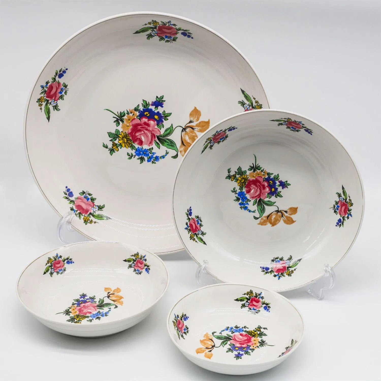 Rice Pasta Fuirt Plate Size 6"-12" Decal Porcelain Ceramic Tableware