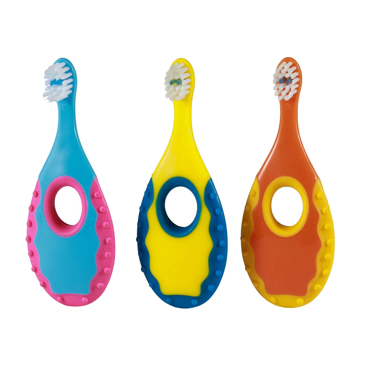 3+Years PP TPE Handle Soft DuPont Tynex Bristles Training Kids Toothbrush