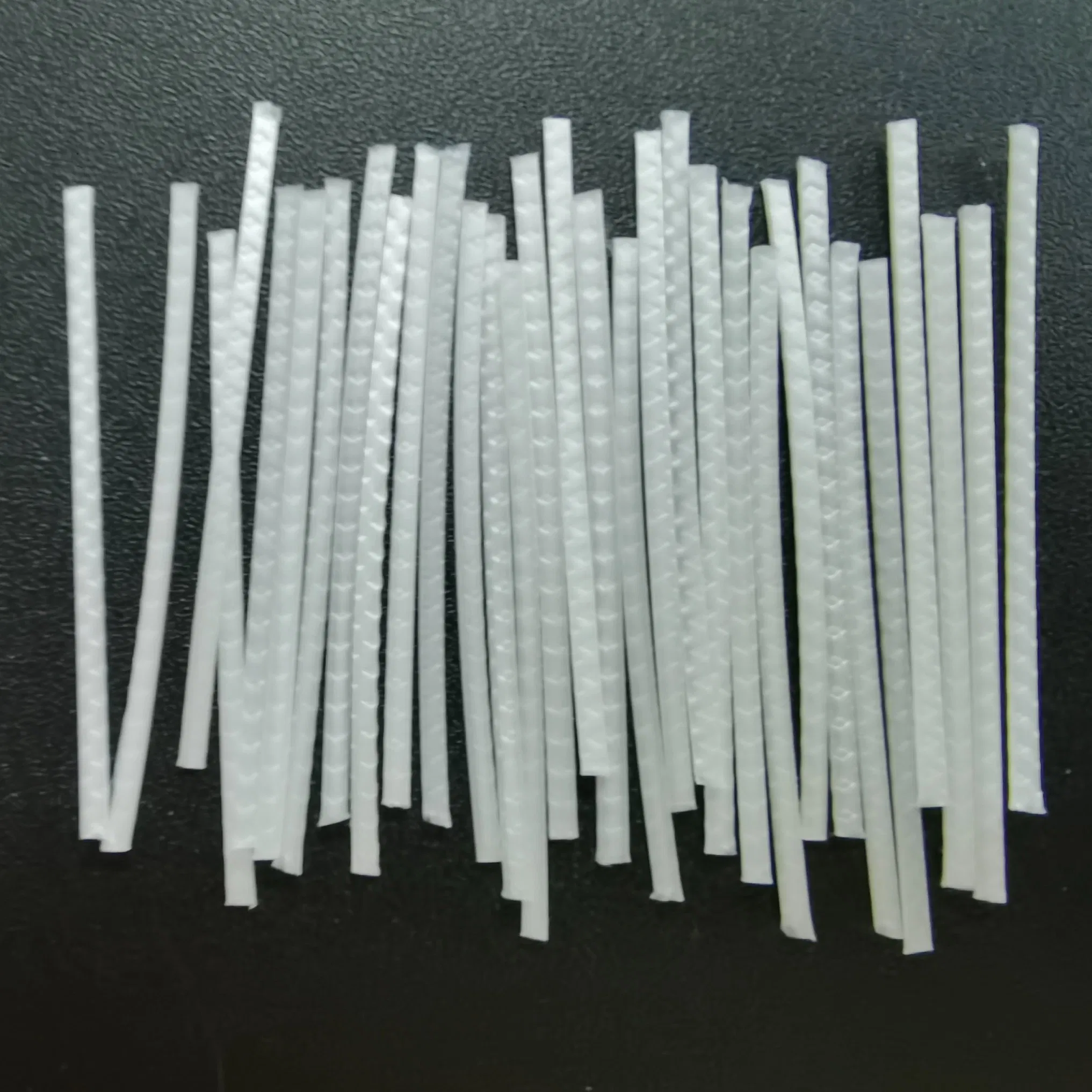 48mm 54mm White Macro Synthetic Structural Fiber for Concrete and Construction