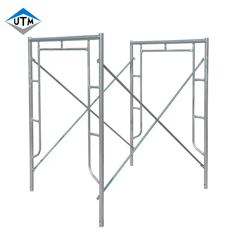 Factory Price Durable H Light Frame Scaffold Steel Scaffolding Walk Through Frame