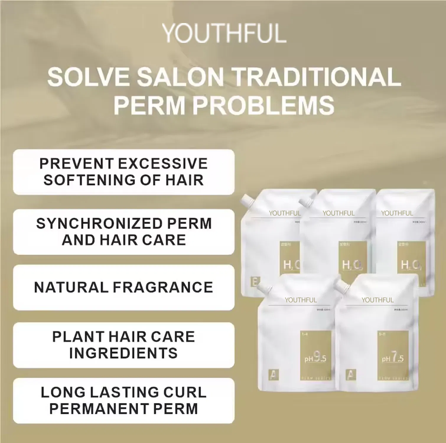 Hot Selling Long Lasting Curling Hair Perm Cream