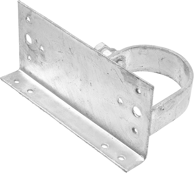 4 PCS Heavy Duty Galvanized Iron Fence Post Connector Set