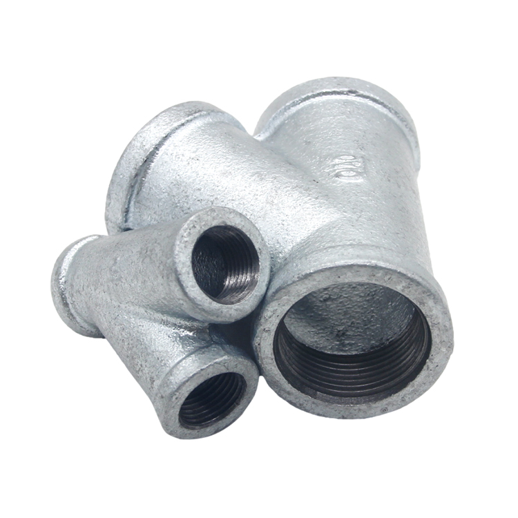 Y Brach Tee Gi Pipe Fittings with BS Threads