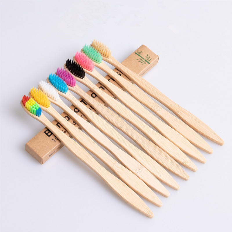 Eco Friendly Biodegradable Bamboo Toothbrush for Hotel Home Daily Use