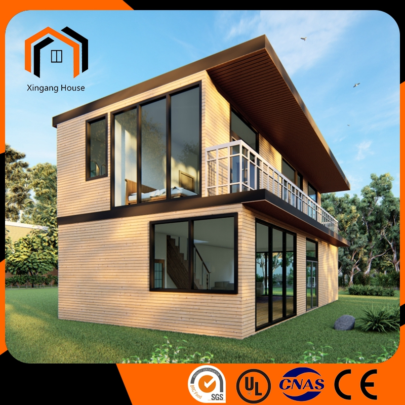 Hot Selling Two Story House Plans Prefab Houses Wooden House Design