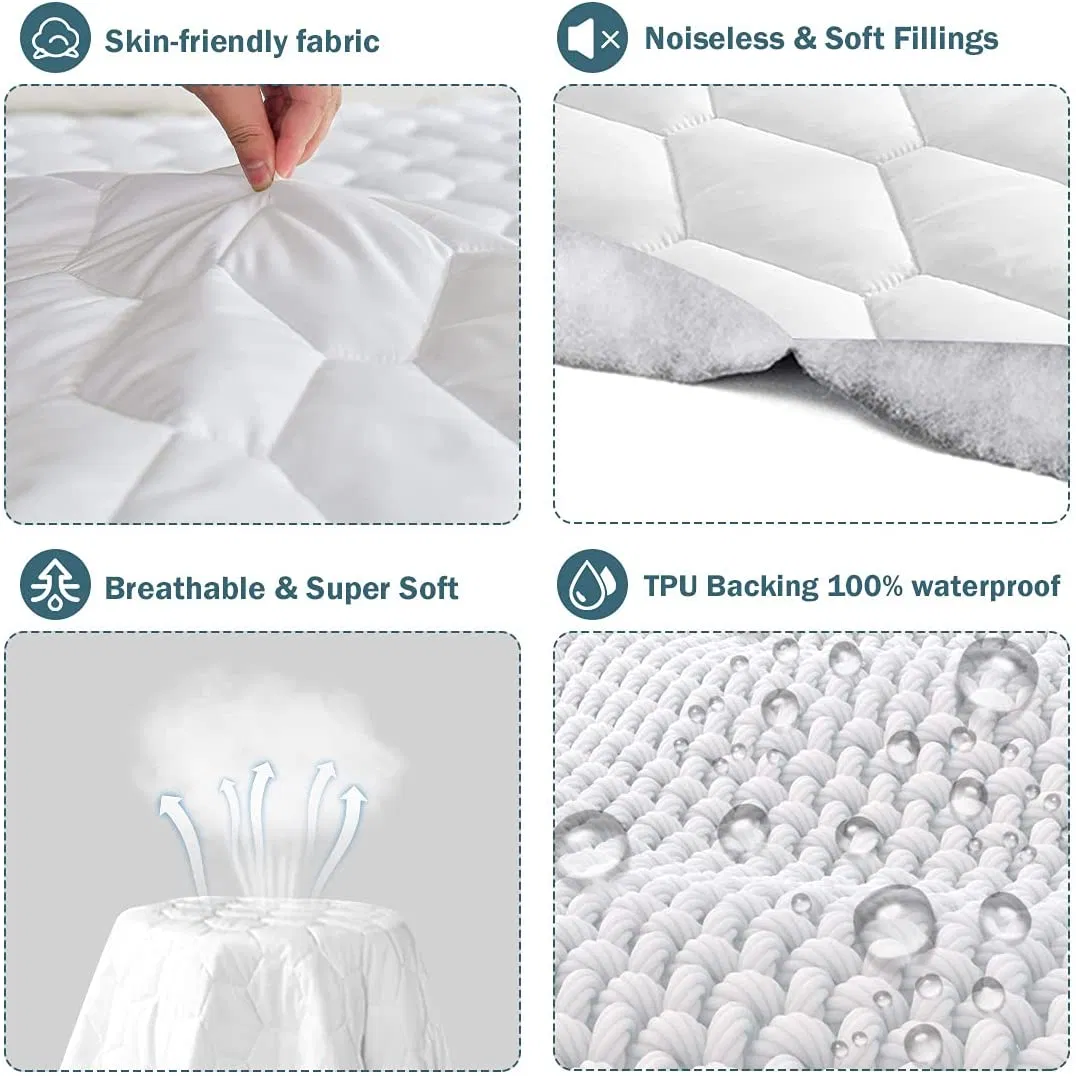 High Quality Waterproof Bed Cover for Hotel Villa Home Mattress Protector
