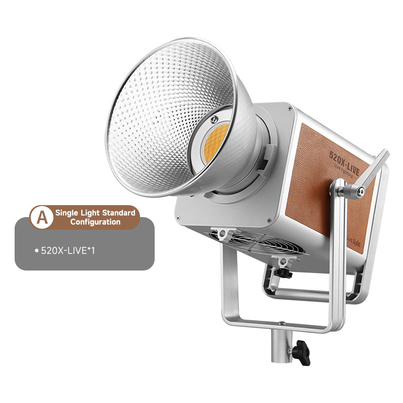Биколорная LED-панель 520W с кожаной отделкой