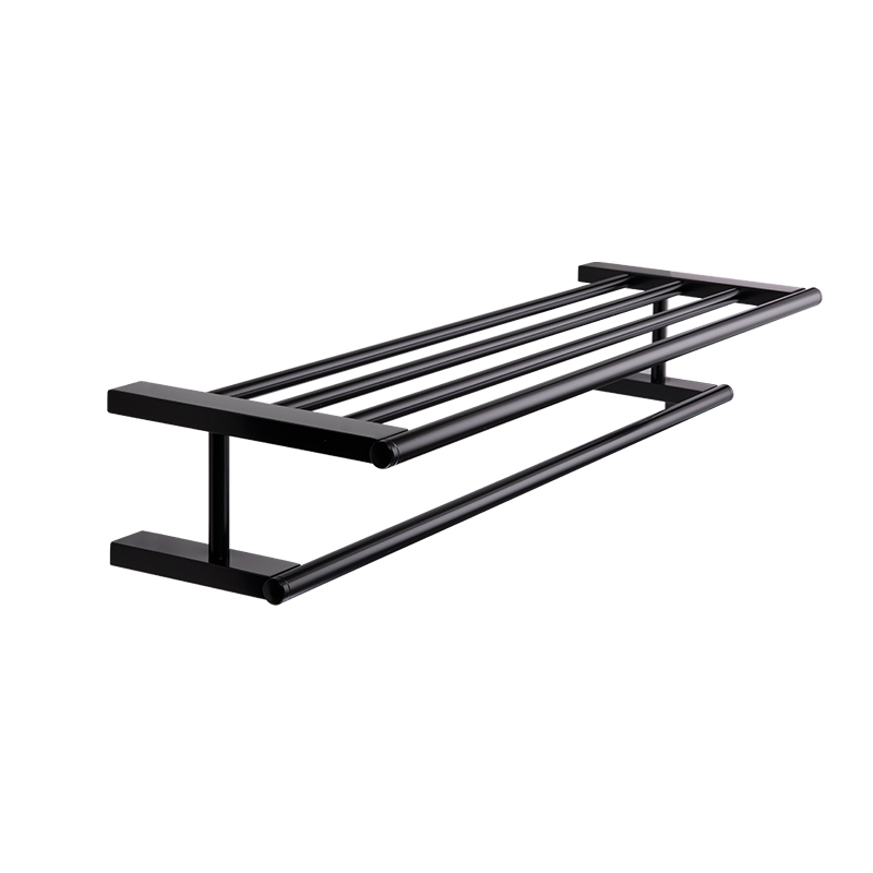 Настенная полка-вешалка для полотенец из нержавеющей стали