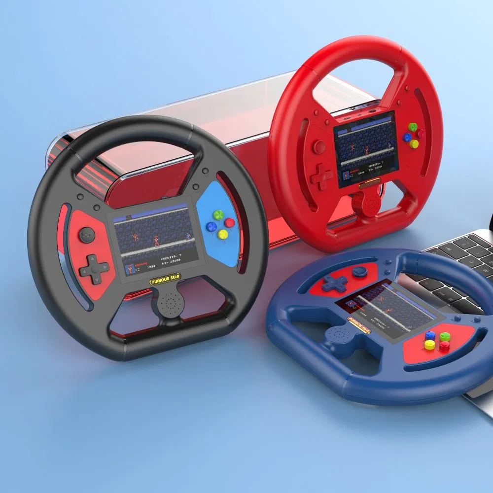 Портативная игровая консоль 999 в 1 с рулем