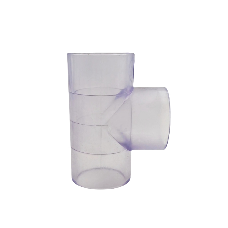 Transparent PVC Elbow Direct Tee Pipe Fittings for Smooth Flow