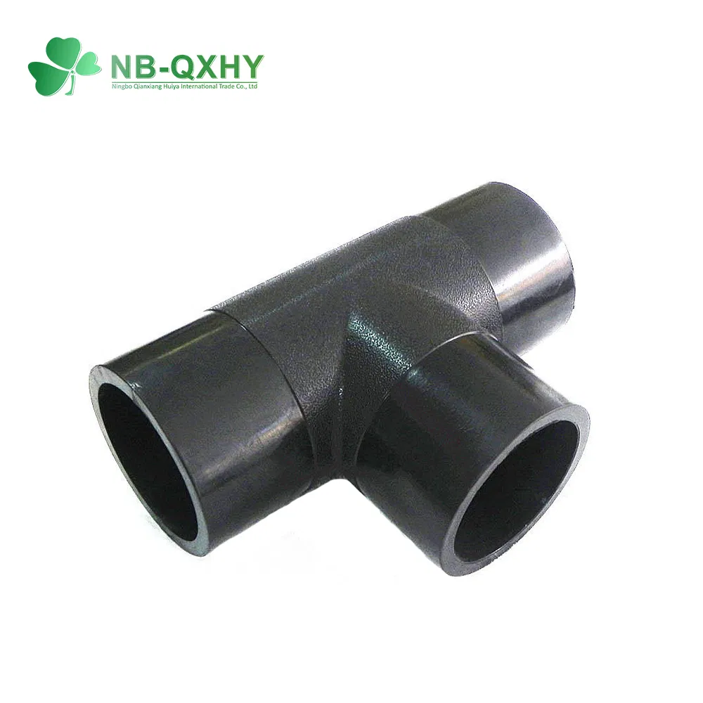 SDR11 Buttfusion HDPE Pipe Fitting Four Way Tee Cross Tee