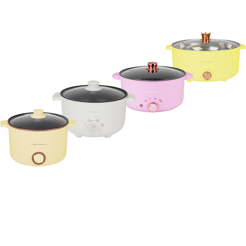 Electric Hot Pot Multifunctional Mini Cooker Portable Household