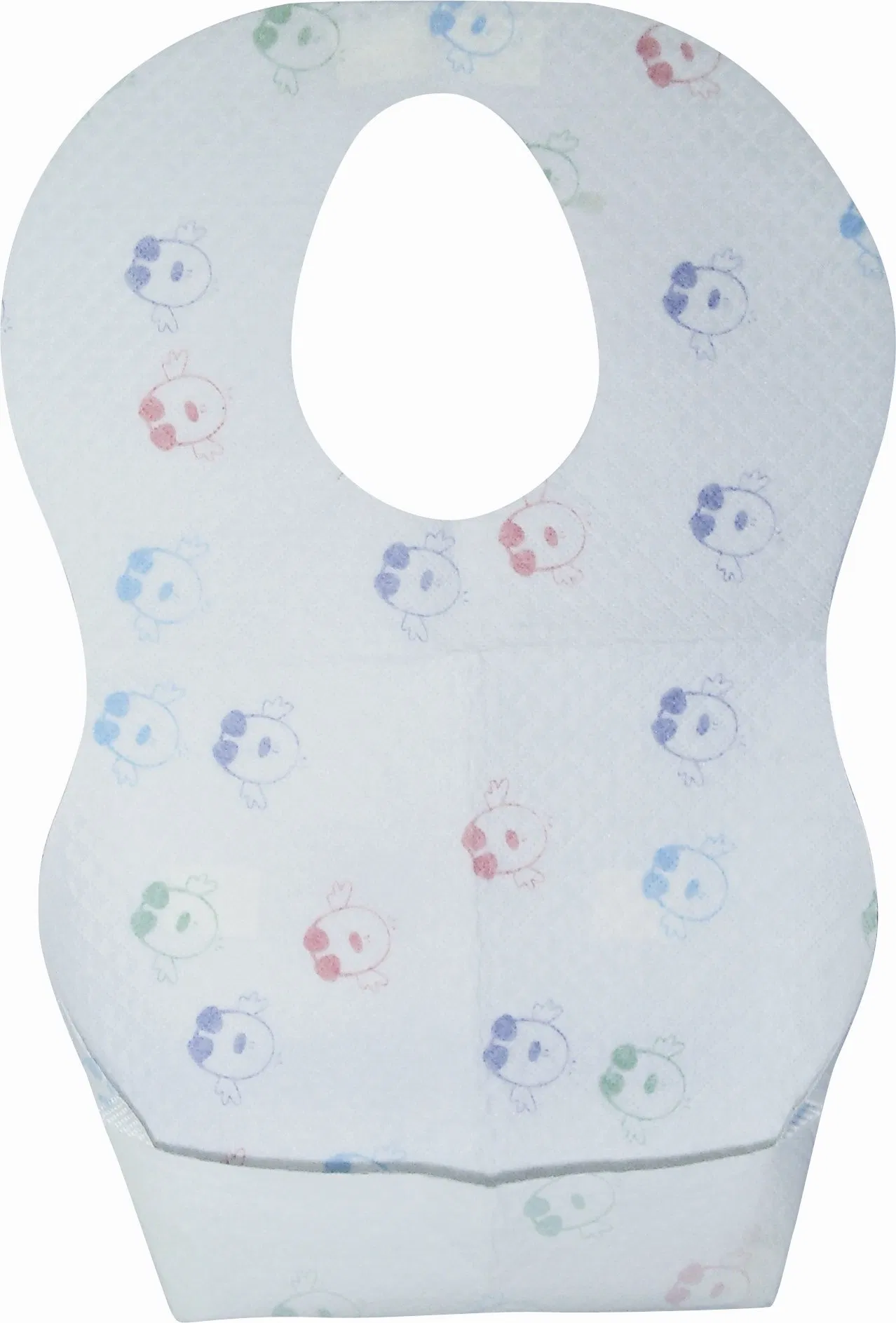 High Quality Individual Package Waterproof Disposable Baby Bibs in Feeding