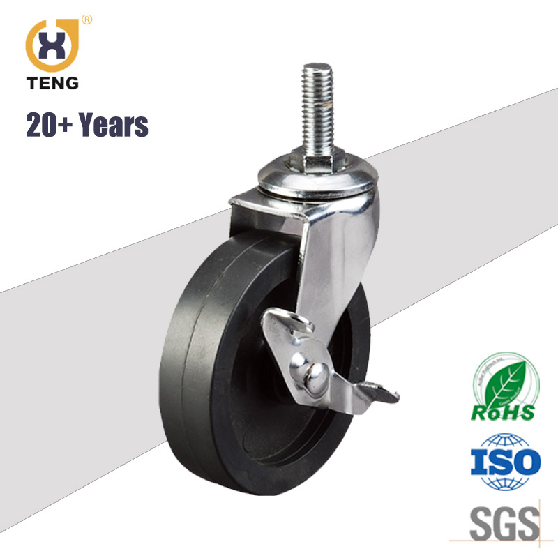 Hospital IV Pole & Stand Caster Wheel Light Duty Medical Cart Caster