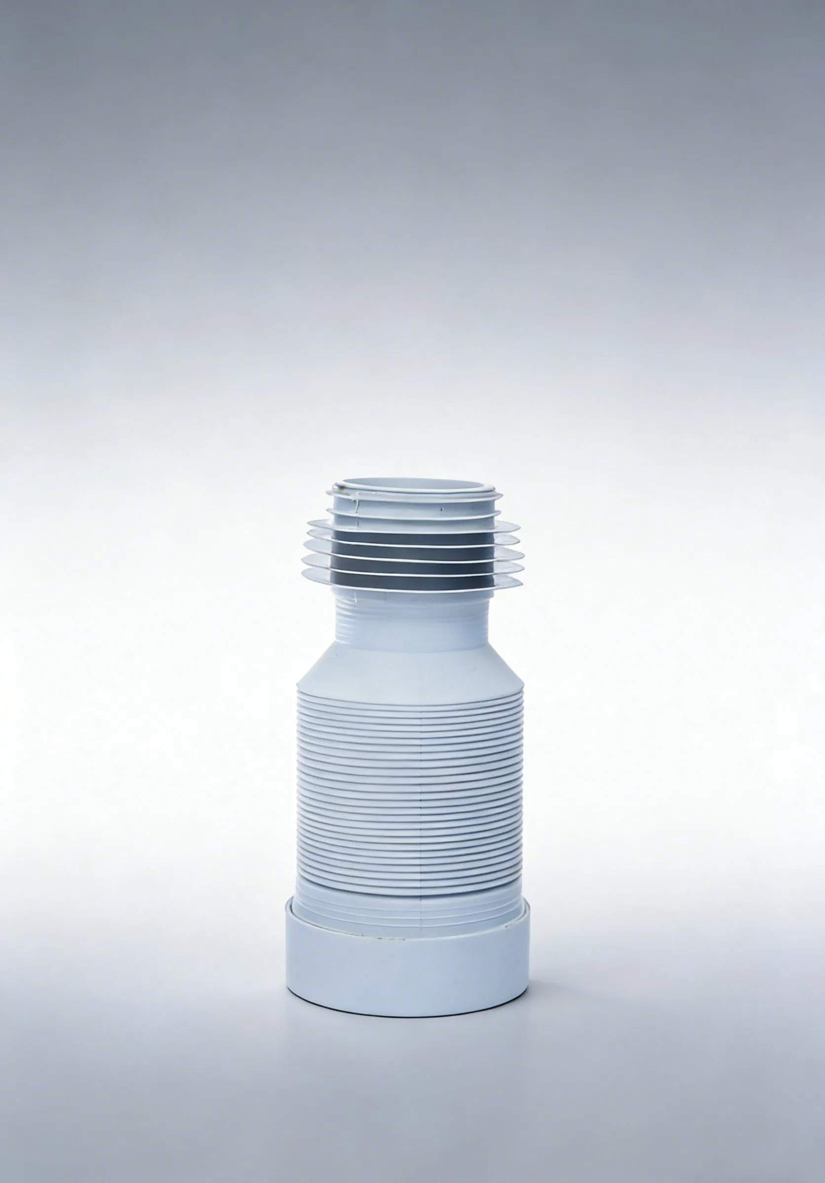 Bathroom Toilet Waste Pipe 4'' Plastic Pan Connector Without Metal Leak-Proof Adapter
