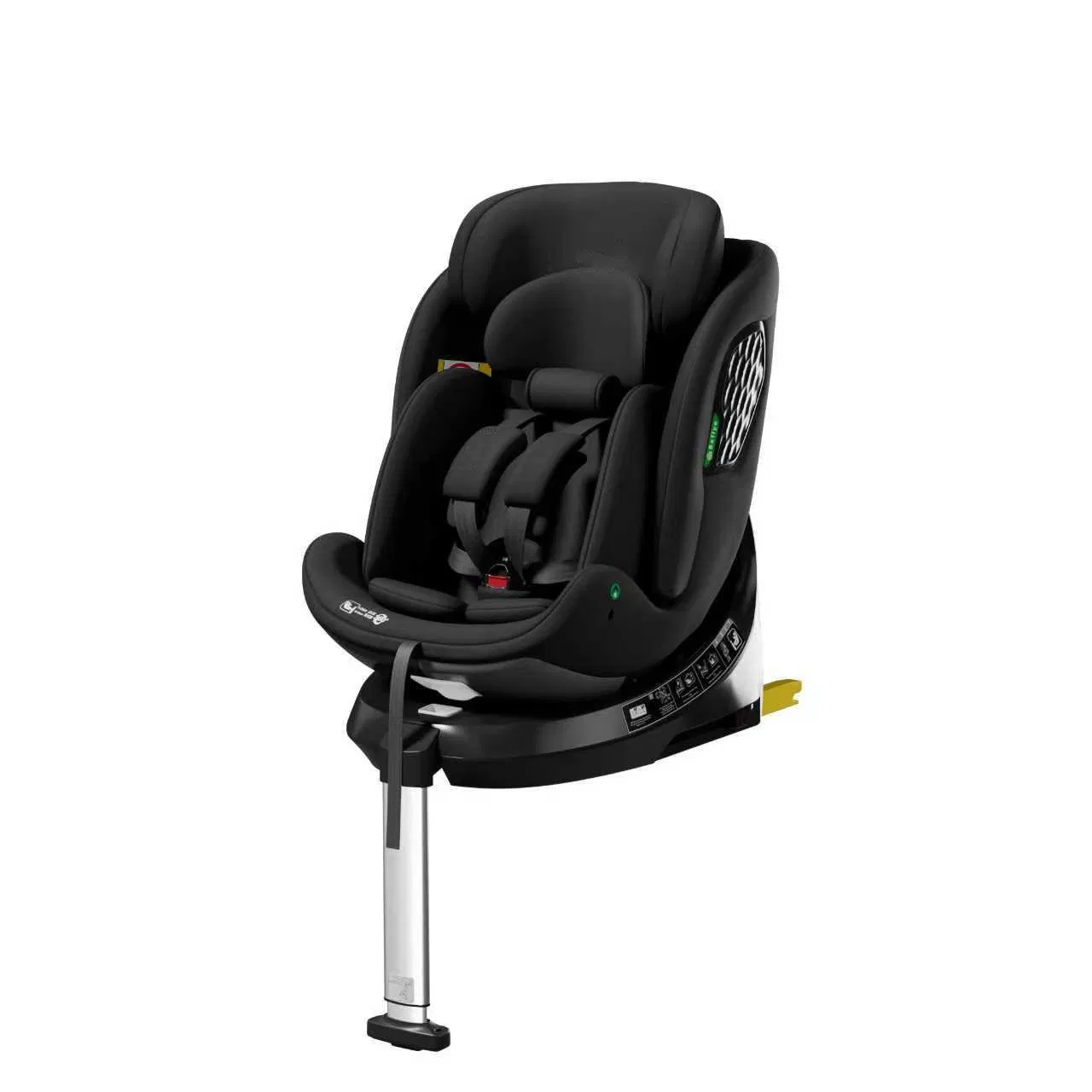 2025 New Model 0-12 Years Old Children's 360-Degree Rotating Foldable Safety Seat Baby Space Capsule Isofix Car Seat