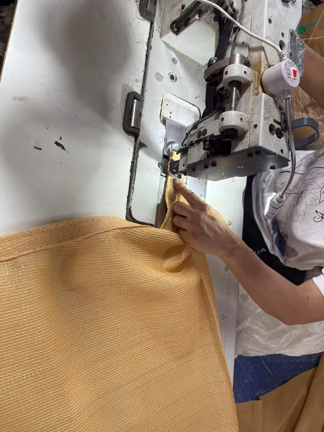 Sun Shade Sail, 10'x13' Sand Rectangle, 185GSM Permeable Outdoor Shade Cloth for Deck, Backyard, Patio