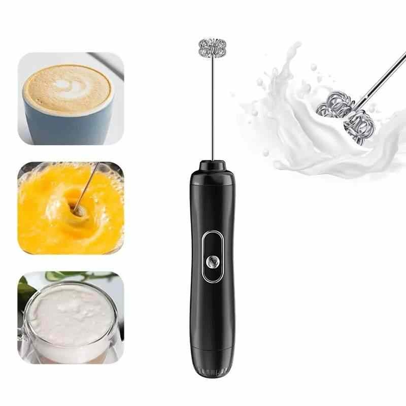 Mini Automatic Handheld Milk Frother Battery Operated Manual Beater Whisk Foam Maker