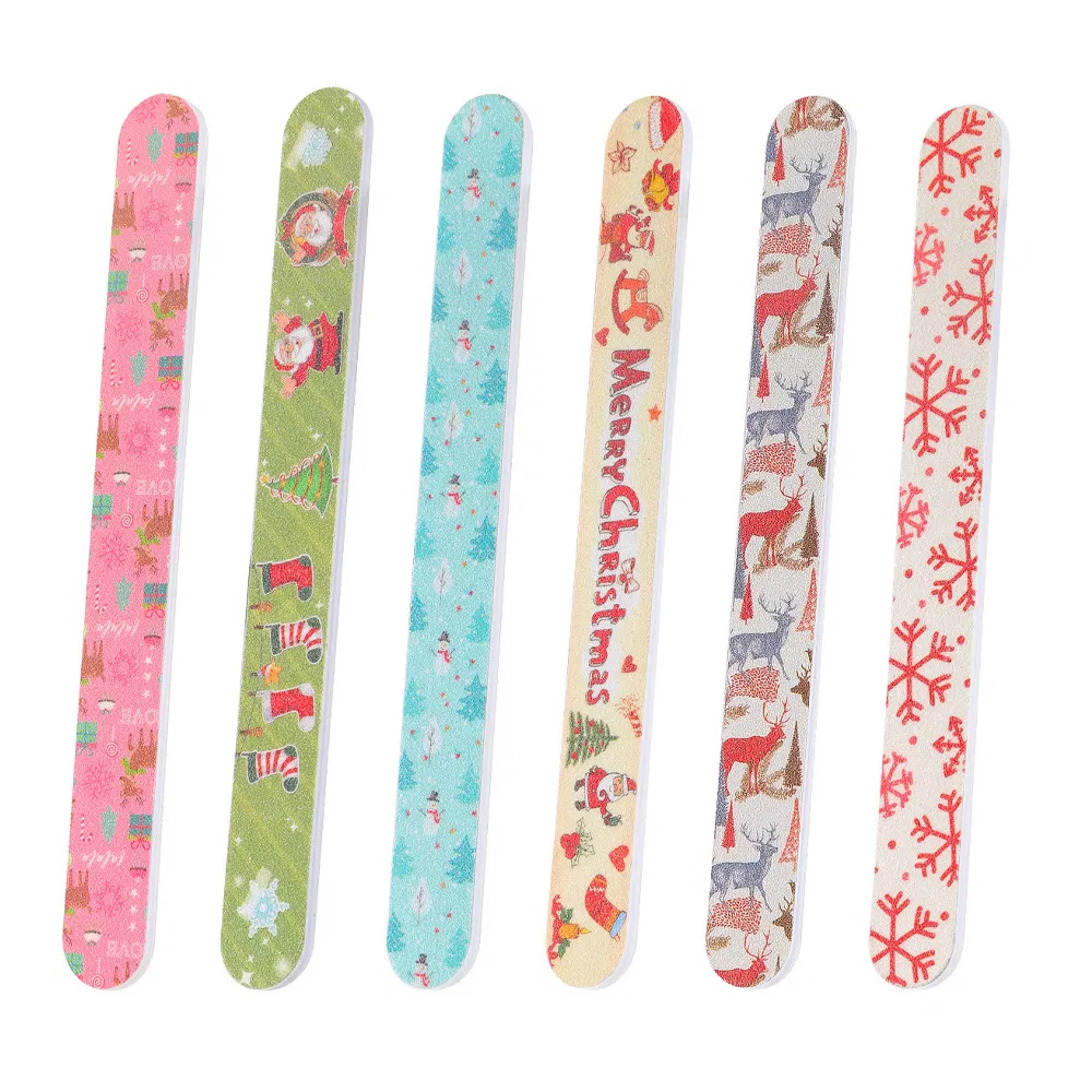 Grit 80/100/120/150/180/240 Double Sided Nails Care File Wholesale Nail Art Buffer Manicure Tool