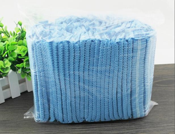 High Quality PP Non-Woven Disposable Medical Bouffant Cap with White, Blue, Green, Pink, Purple Colour
