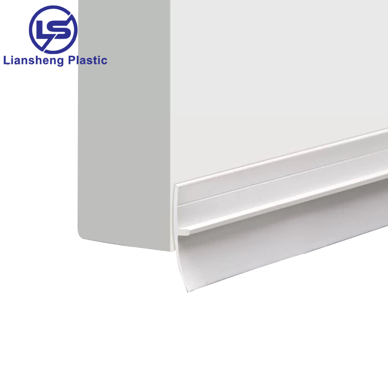 Door Bottom PVC Seal Strip Plastic PVC Seal Stripping Adhesive