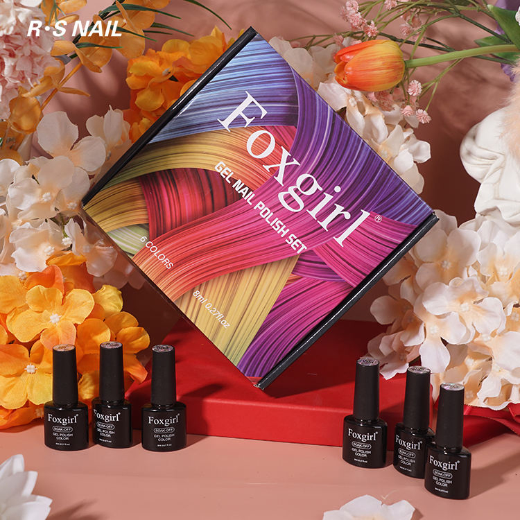 Foxgirl Gel Polish Kit Custom Logo Gel Polish OEM Soak off Wholesale Nail Polish