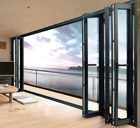 Custom High-Strength Thermal Insulation Impact Resistance Stainless Steel Frame Patio Door