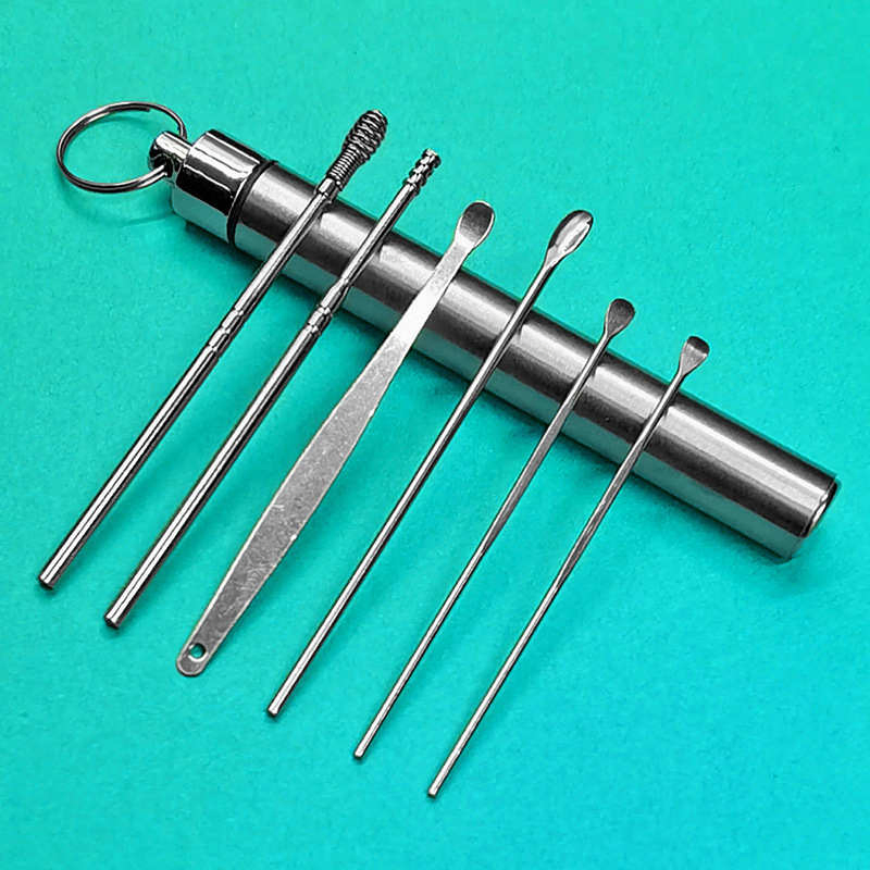 Stainless Steel Spiral Ear Scoop Tool Set