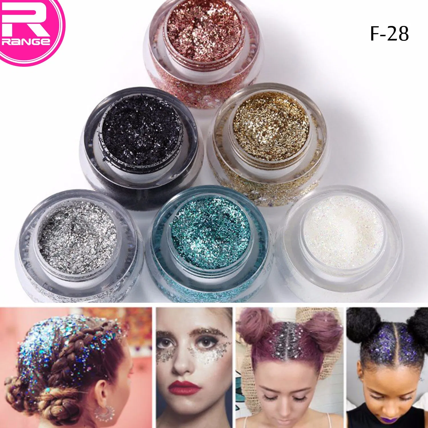Popular Face and Body Glitter Cream Face Makeup Glitter Gel