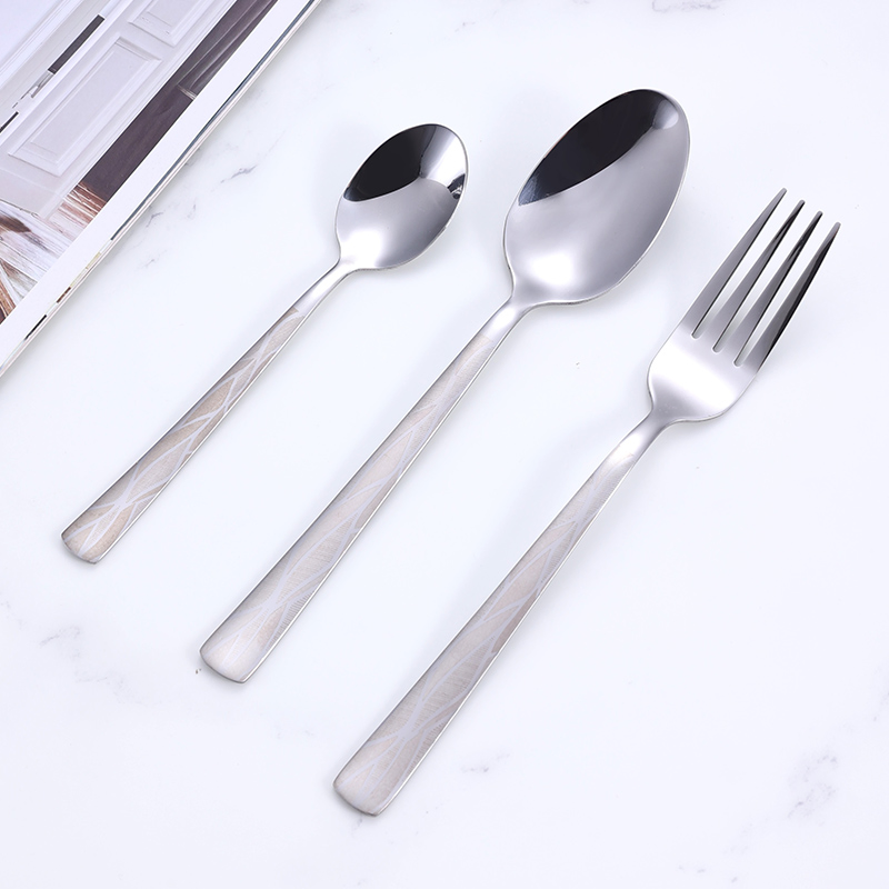 Factory Direct Custom Stainless Steel Fork and Spoon