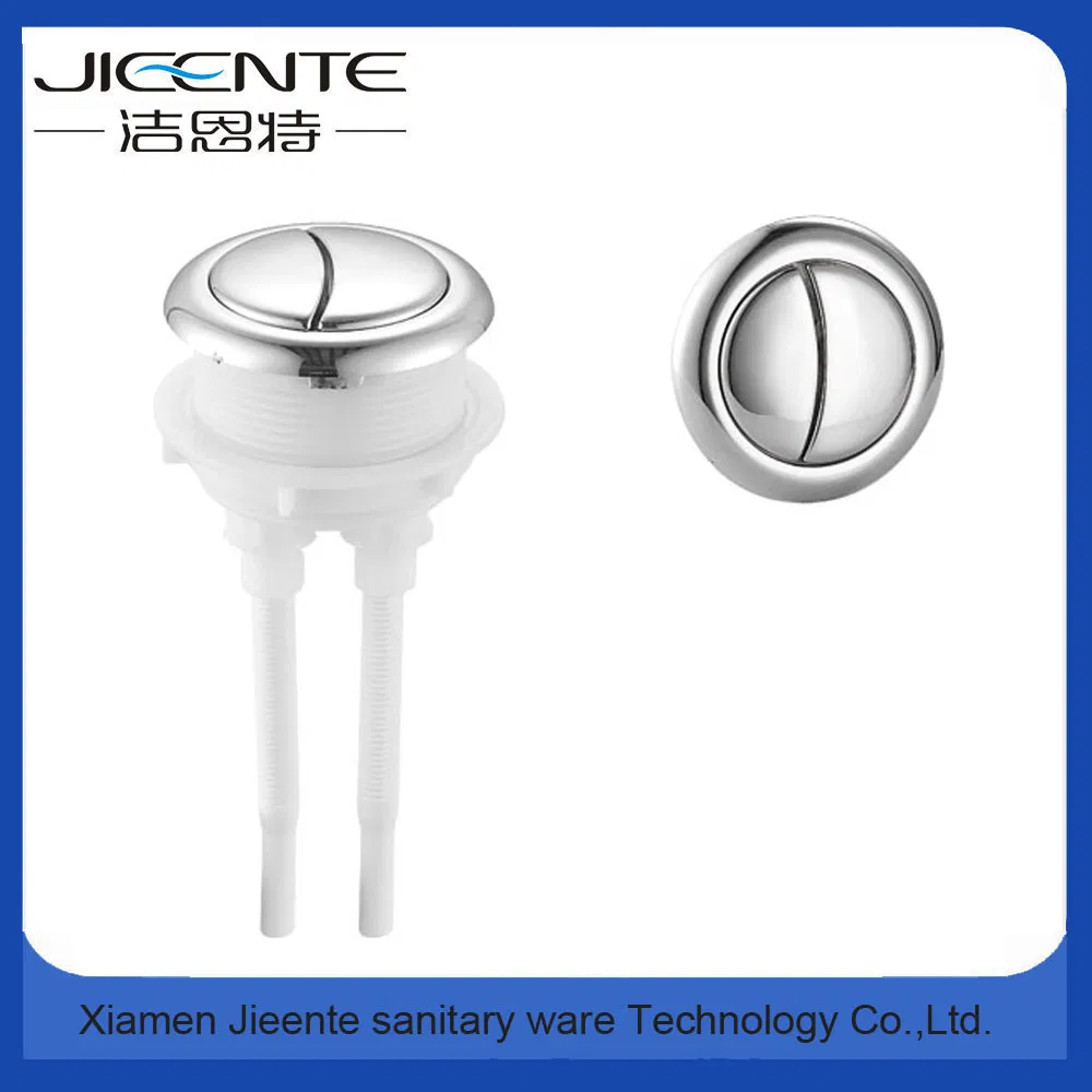 Chromed Push Buttons for Toilet Bowl