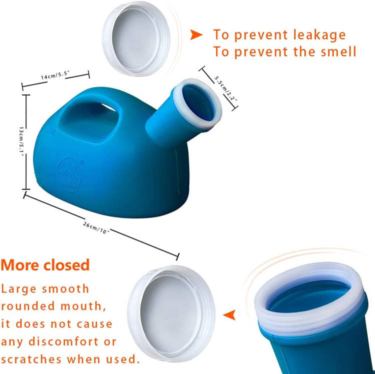 2000ml Outdoor Urinal Emergency Travel Portable Urine Container Bottle Male Urinal for Men