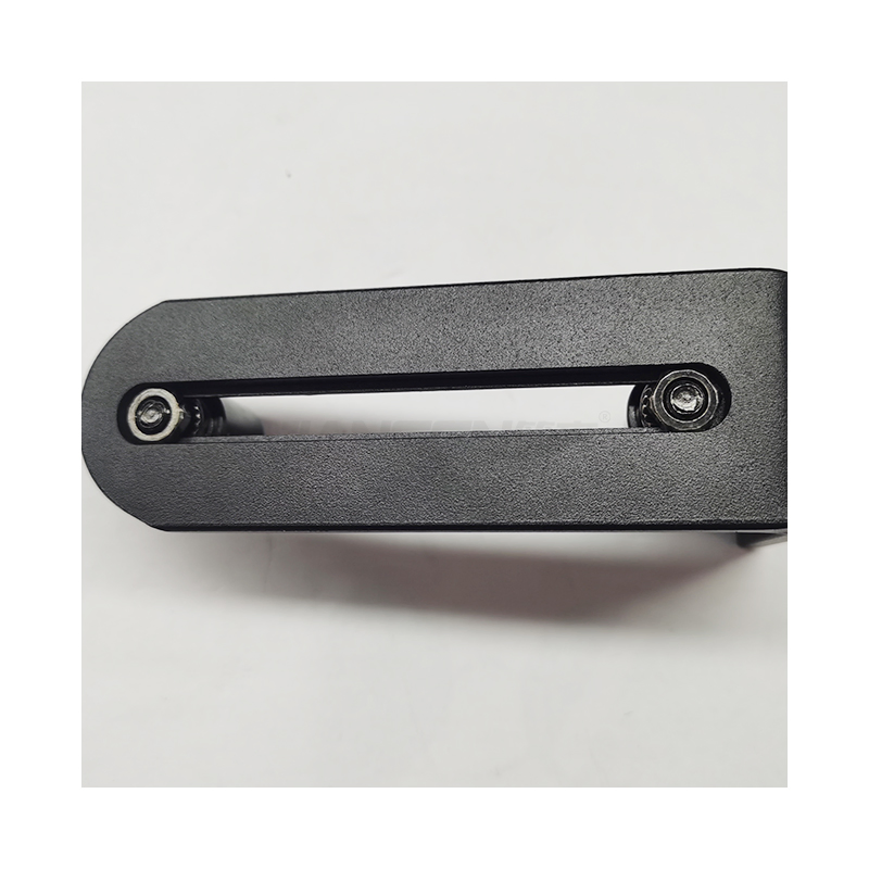 Jiansen Barn Door Pulley Anti-Sway Device Barn Door Track Floor Guide Rail Double Wheel Belt Bearing Super Smooth for Sliding Barn Door