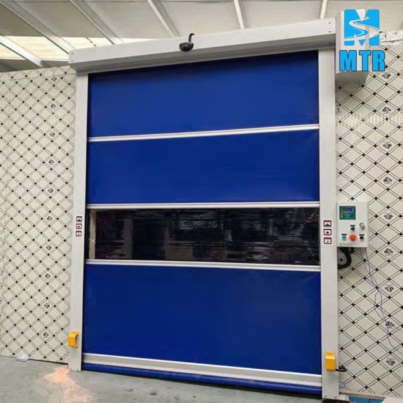 Fast-Operating PVC High Speed Doors Fast Rolling Steel Door